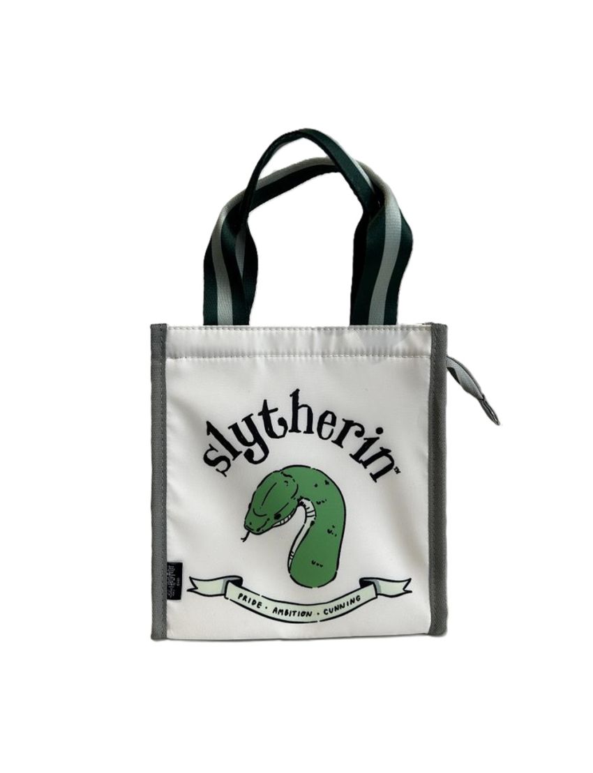 Harry Potter Slytherin Gym Bag - 40x35 Cm Drawstring Backpack, Polyester, Green/Grey (Official Licensed) - View #6