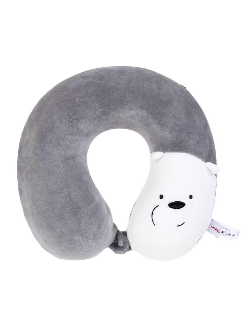 ice bear neck pillow miniso