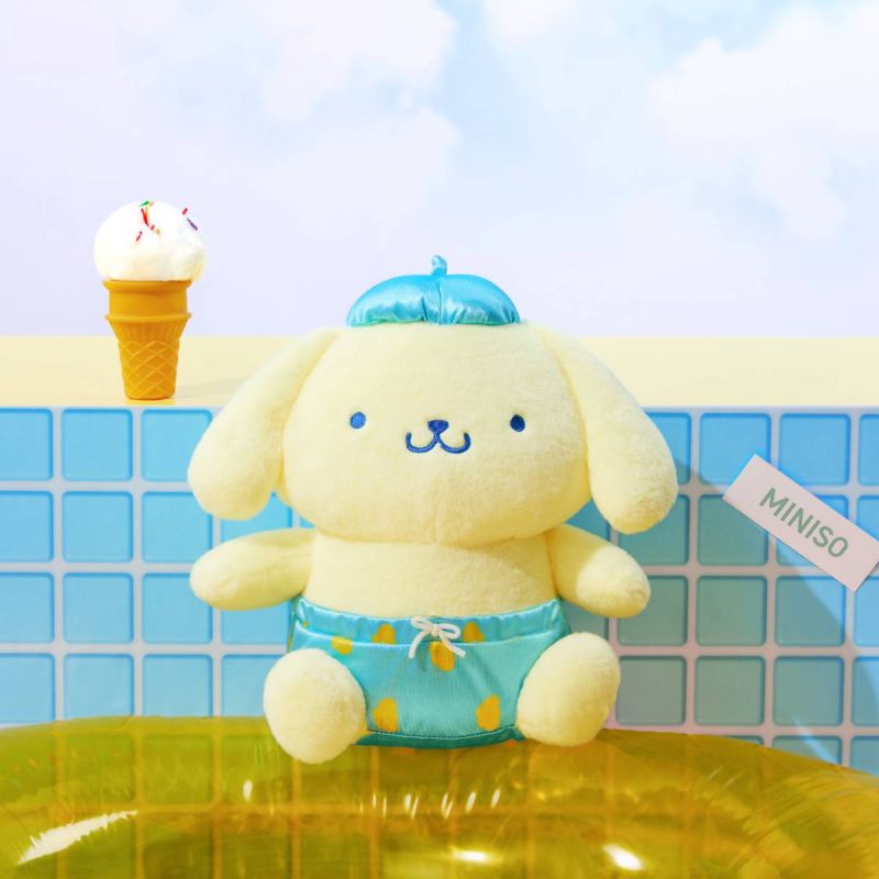 Sanrio Hello Kitty & Fiends Pompompurin Jump into Summer 10 Inch Soft Plush Toy