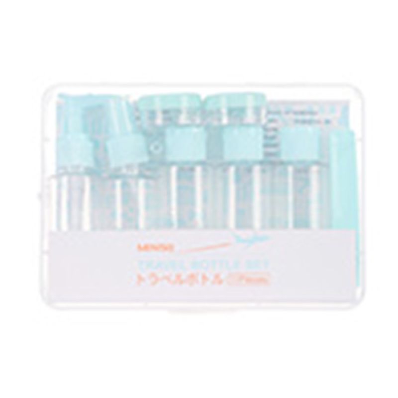 MINISO Travel Container 10 Piece Bottle Travel Set