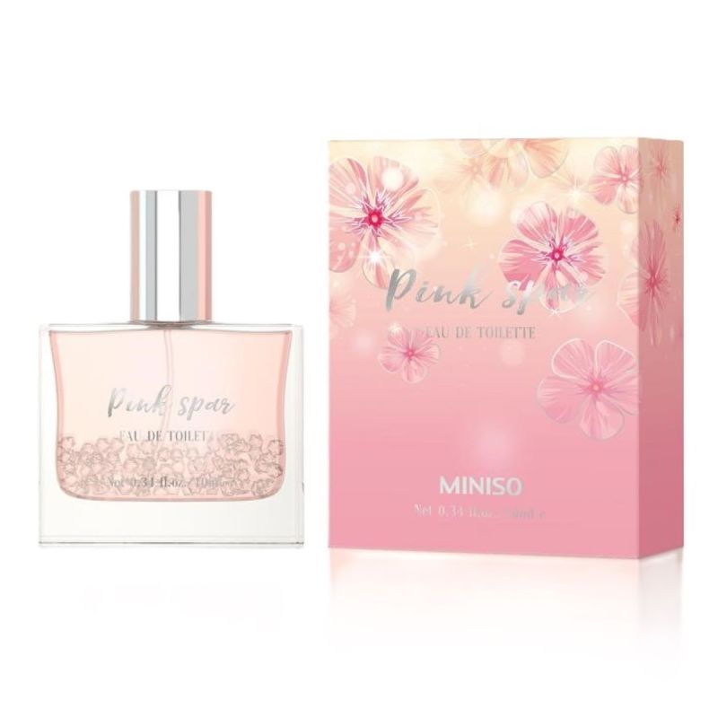 MINISO Pink Crystal Eau De Toilette 10ml Perfume