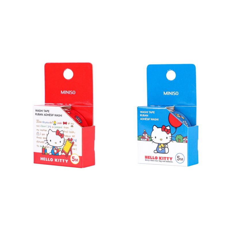 Sanrio Hello Kitty & Friends Fun School Series 5m Adhesive Tape Roll (Assorted Characters)