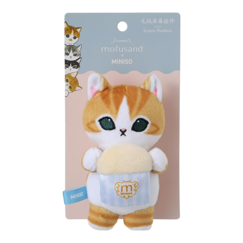 Mofusand Ice Cream Screen Monitor Plush 