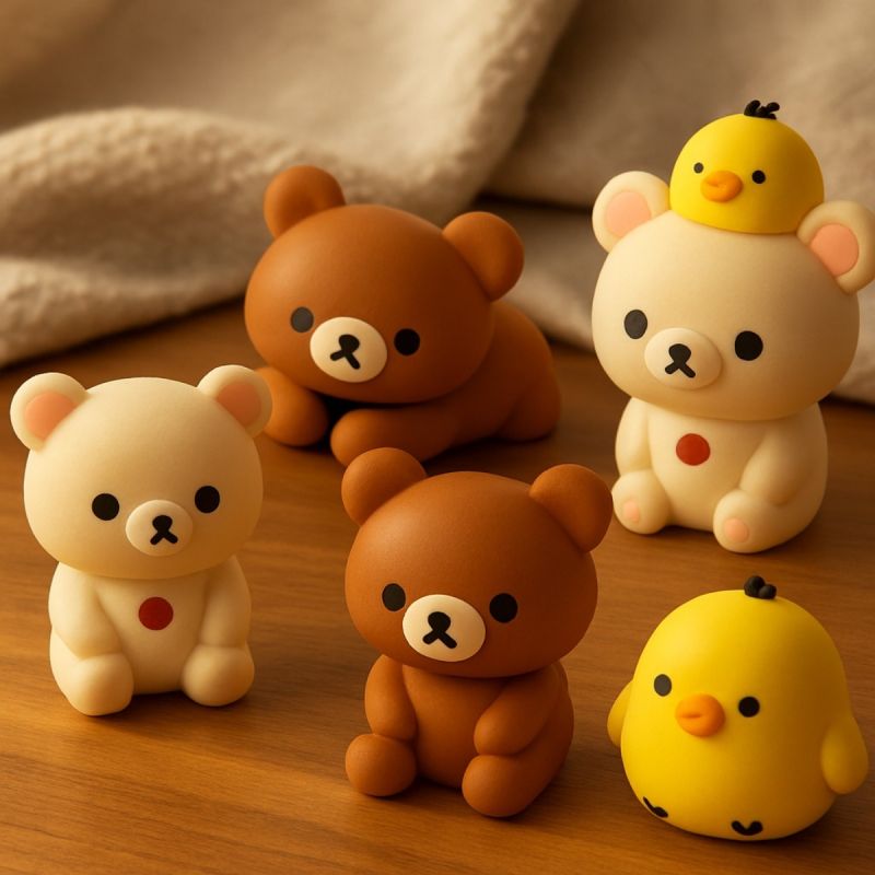 Bandai Rilakkuma Friends Series 1 Soft Vinyl Figure Blind Box