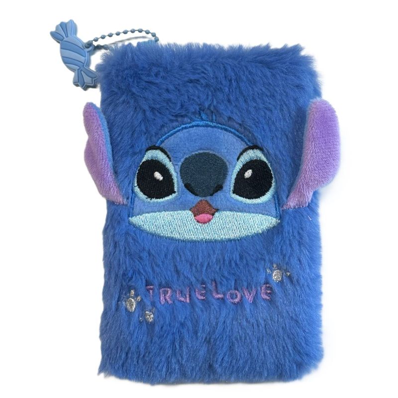 Disney Stitch Collection A6 Plush Hardcover Notebook Stitch