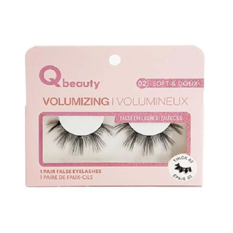 Qbeauty Volumising 1 Pair Thick False Eyelashes 02