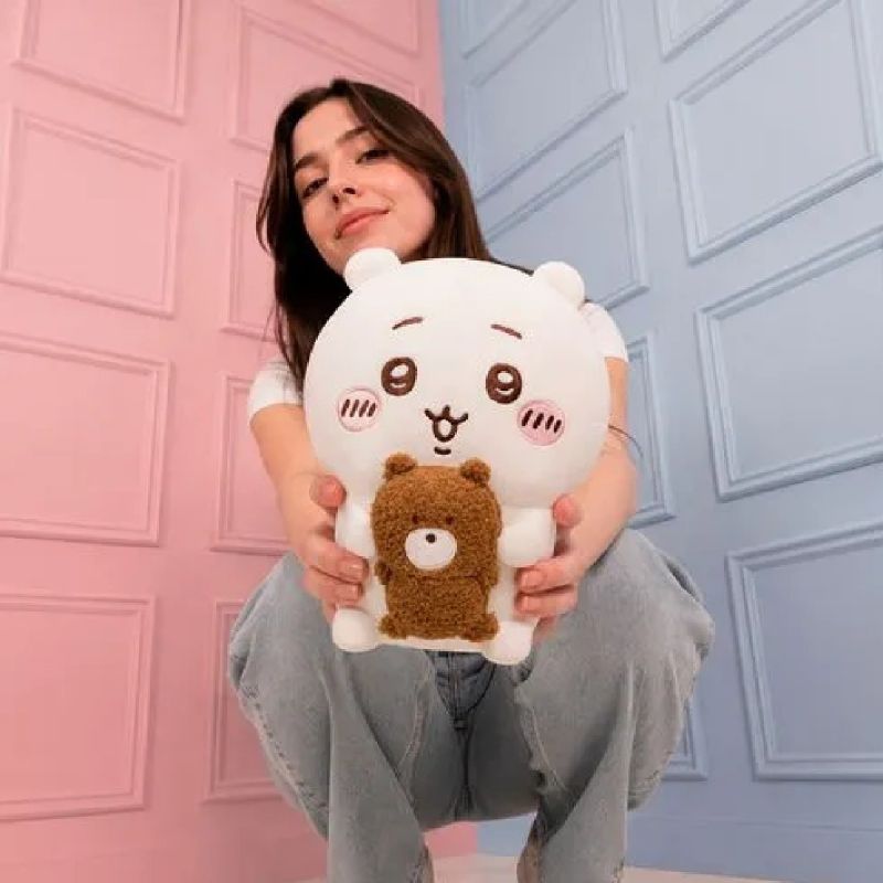 Chiikawa With Teddy Bear 34cm Plush Soft Toy