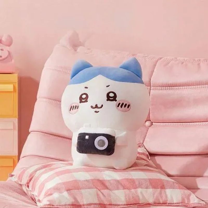 Chiikawa Hachiware With Camera 34cm Plush Soft Toy 