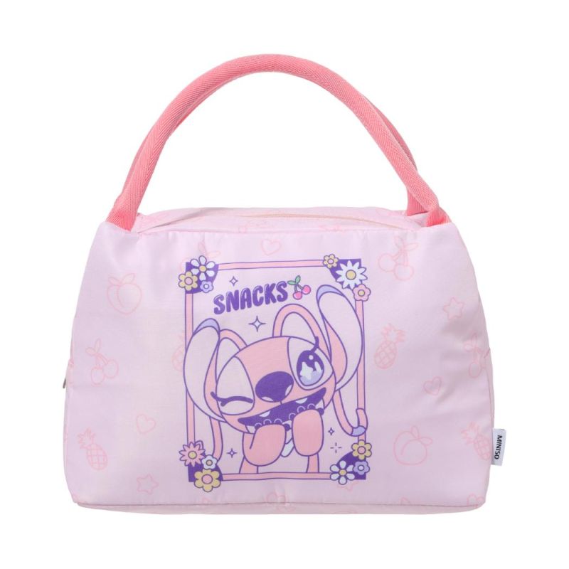 Disney Stitch Dinner Party Lunch Bag Light Pink Angel
