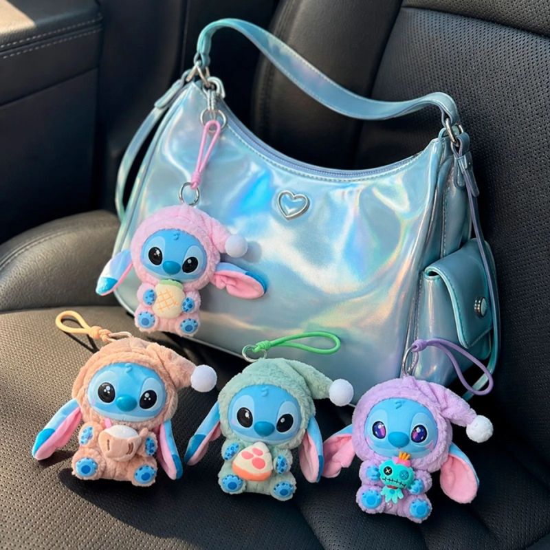 Disney Stitch Eat Something Before Sleep Collection Vinyl Face Plush Blind Box