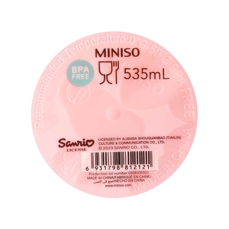 Sanrio Hello Kitty & Friends My Melody Pink Portable Tumbler 535ml