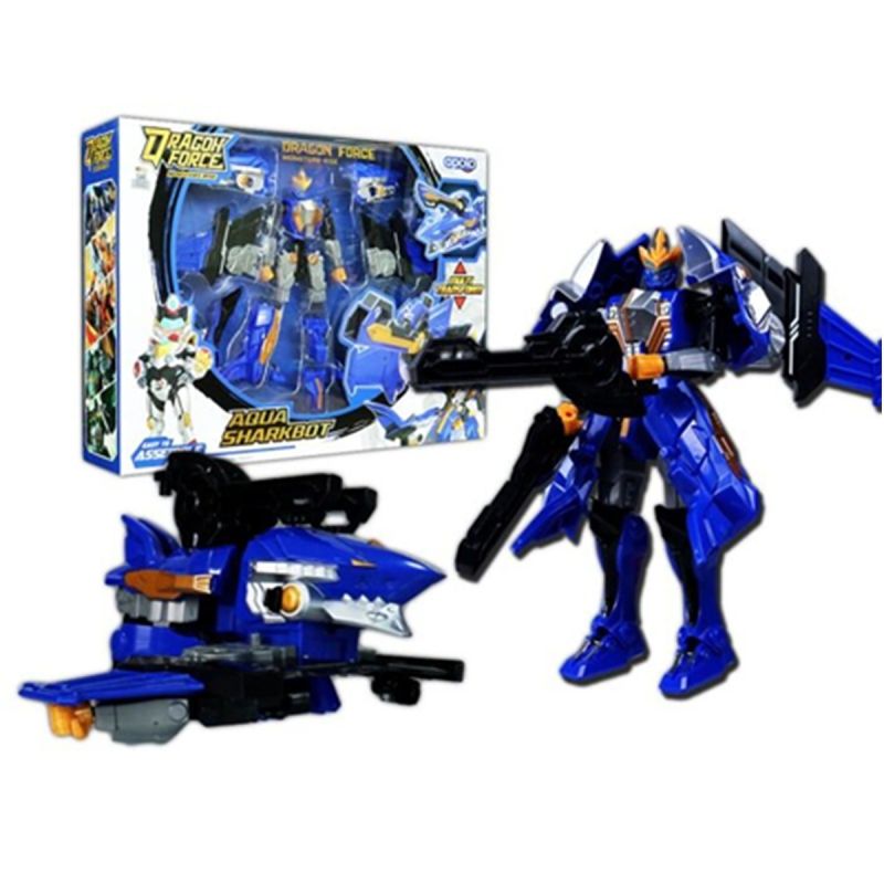 Dragon Force 3 Aqua Sharkbot Transform Action Figure