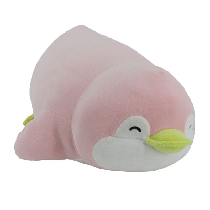 Mini Family PenPen Pink Pendy 15 Inch Lying Penguin Plush Soft Toy