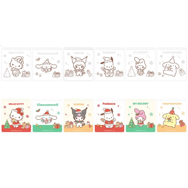 Sanrio Characters Christmas Magic Ink Pad & Pen