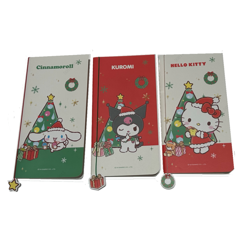 Sanrio Characters Christmas Stitch Bound Notebook Set