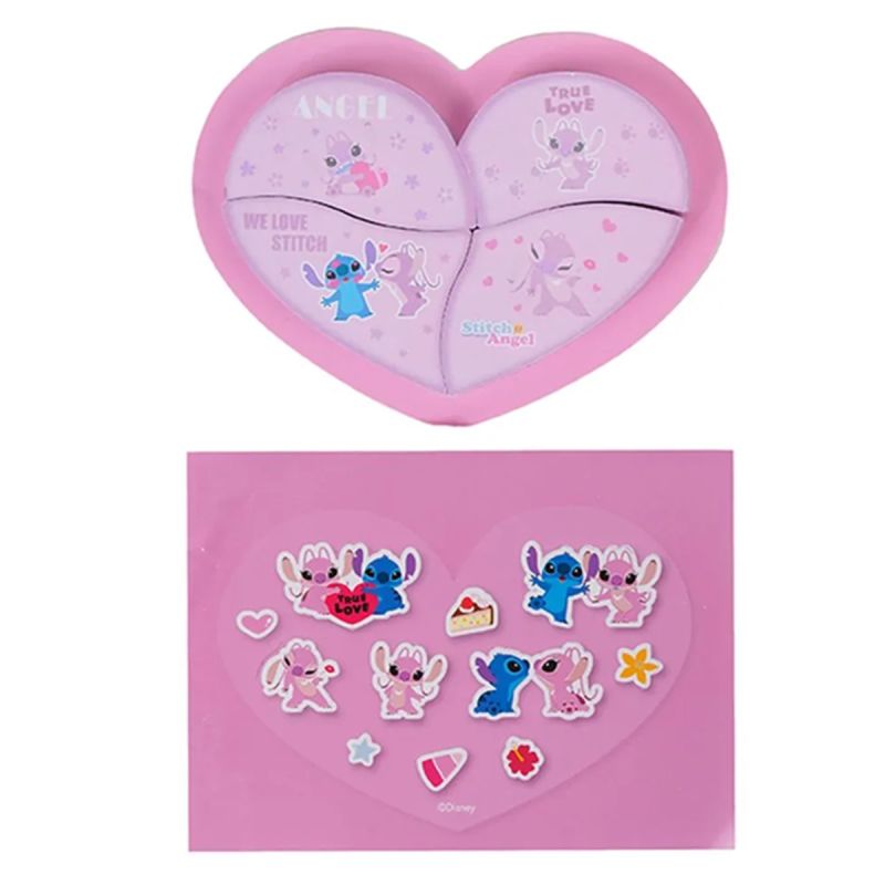 Disney Stitch Collection Puzzle Sticky Notes Set Angel