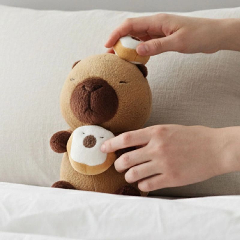 Mini Family Happy Baking Series Bread Capybara 10 Inch Plush Soft Toy