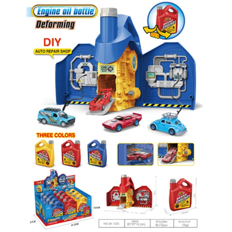 MINISO Lifelike Parking Lot Fuel Can Car Set (Assorted Characters)