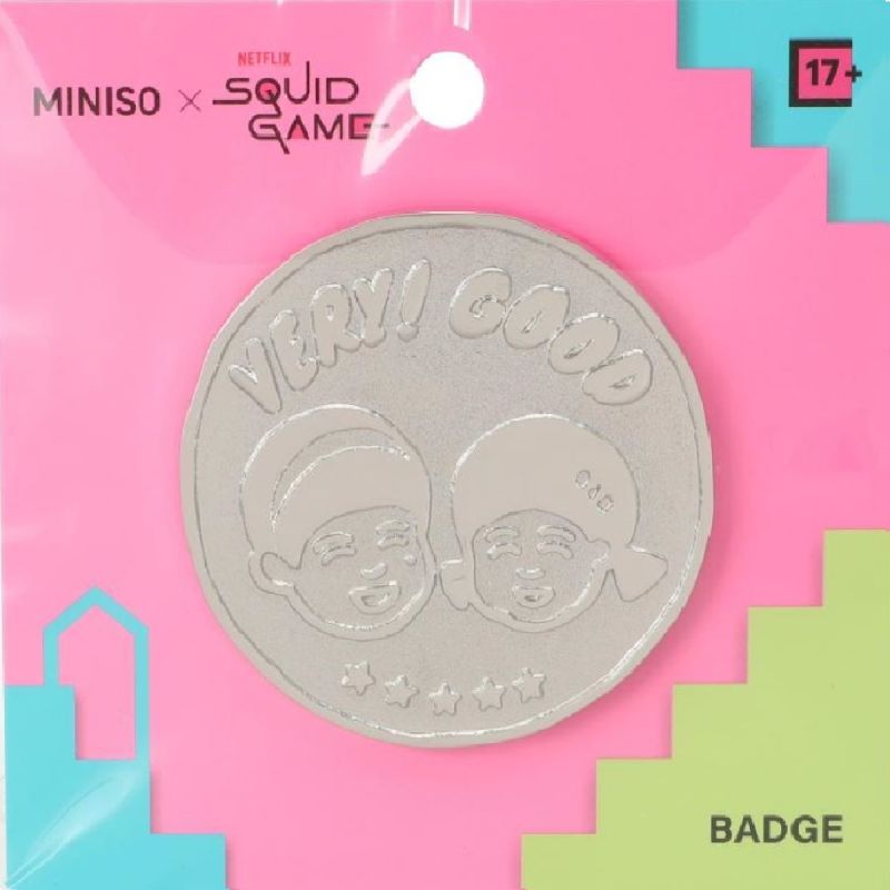 Squid Game Collection Coin Badge Very Good