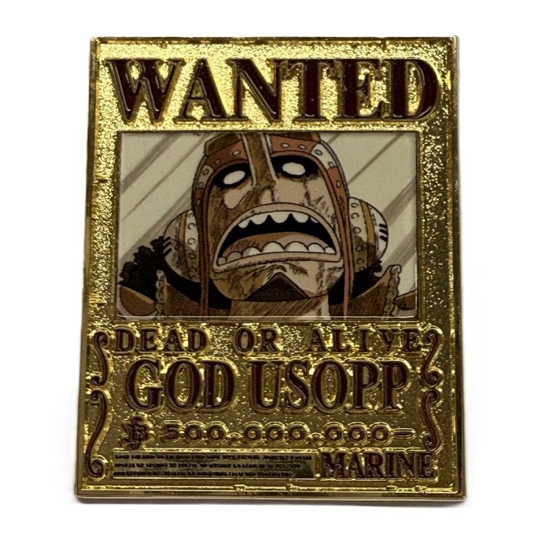 One Piece Classic Collection Usopp Wanted Poster Metal Fridge Magnet