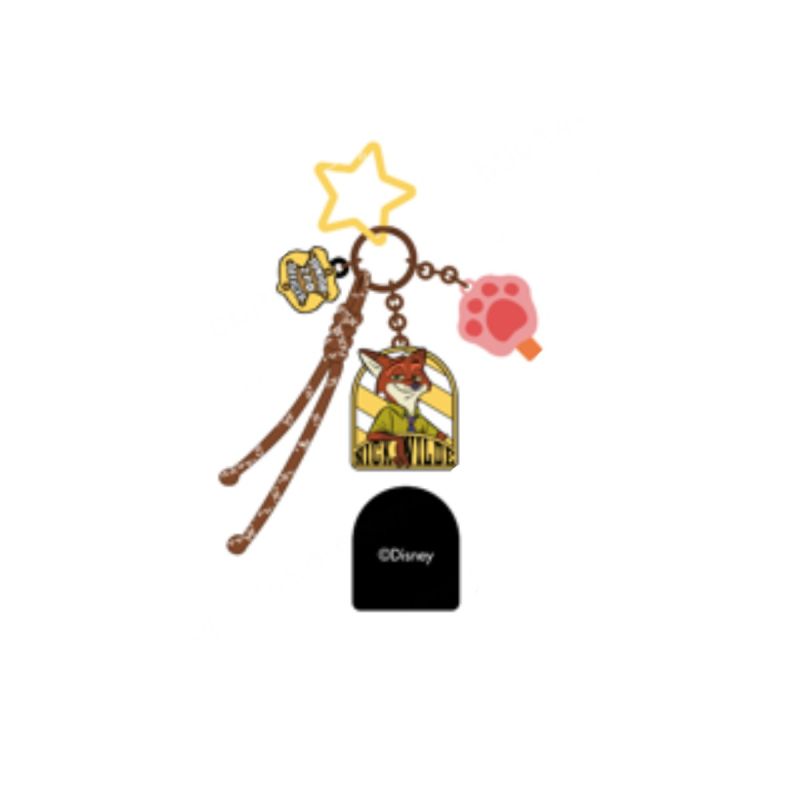 Disney Zootropolis Nick Wilde Alloy Light Up Keychain