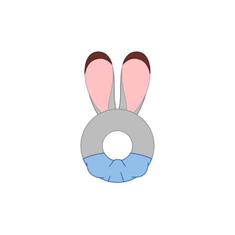 Disney Zootropolis 2 Judy Hopps Scrunchie Hair Band