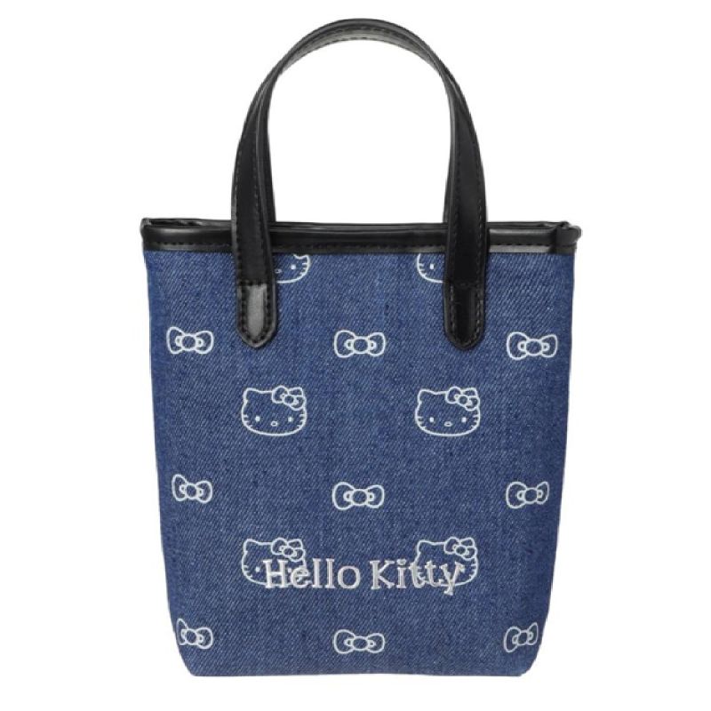 Sanrio Hello Kitty & Friends Classic Collection Denim Handheld Crossbody Bag