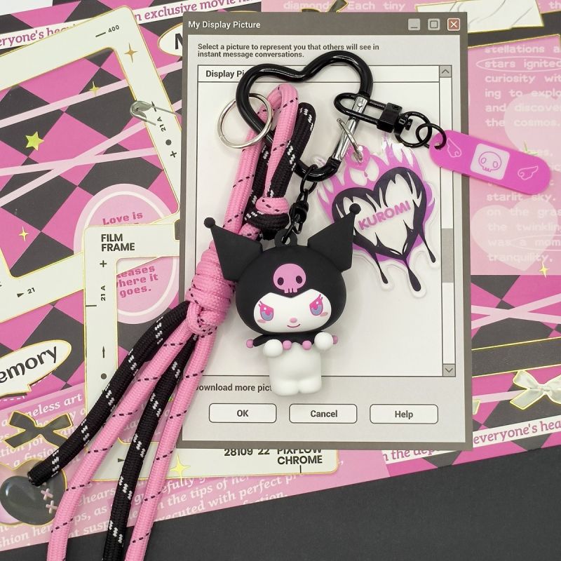 Sanrio Hello Kitty & Friends Kuromi Magic Party Collection Flame Keychain