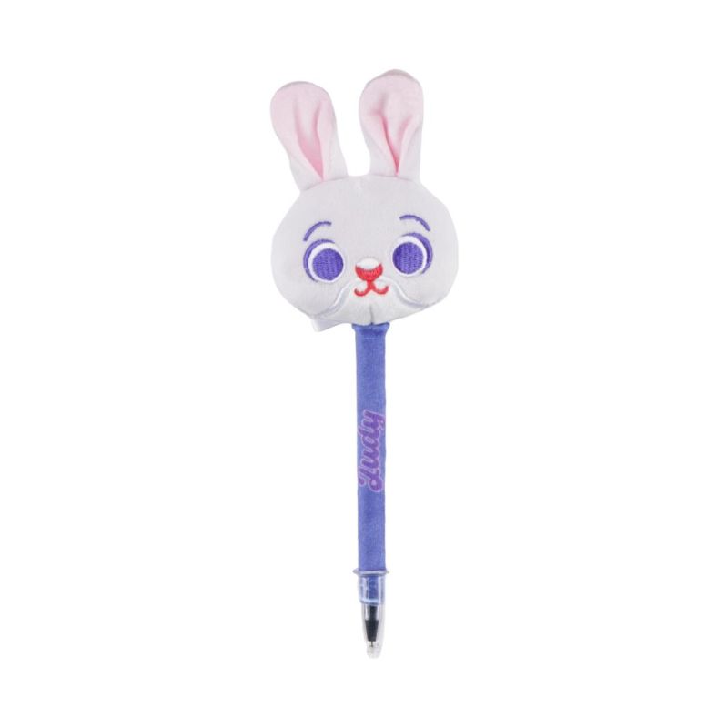 Disney Zootropolis 2 Judy Hopps 0.7mm Black Plush Ballpoint Pen