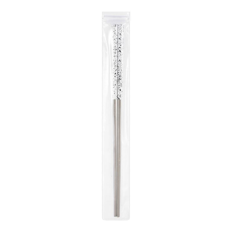 MINISO Black & White Splatter Chopsticks