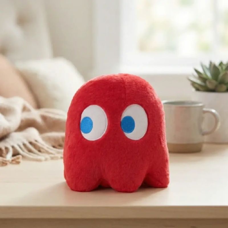 Pacman Blinky 8 Inch Plush Soft Toy