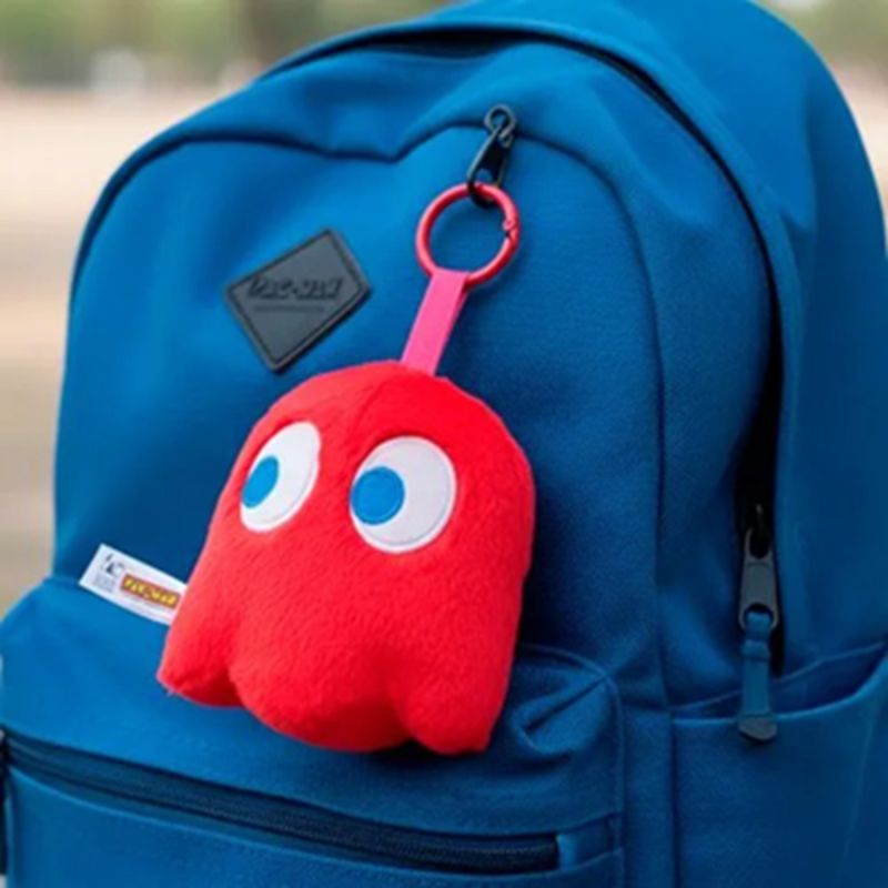 Pacman Blinky 4 Inch Plush Pendant
