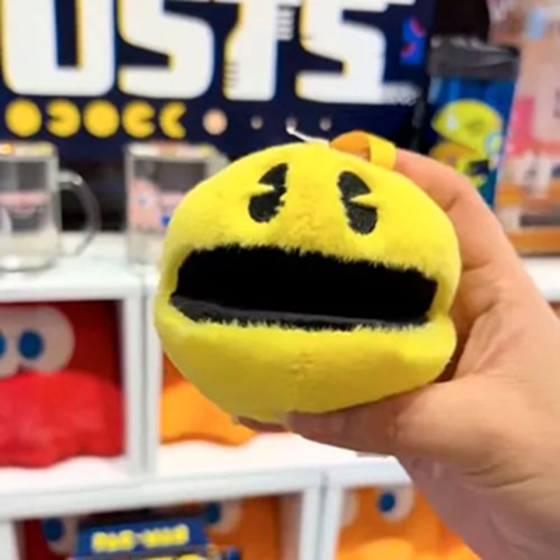 Pacman 4 Inch Plush Pendant