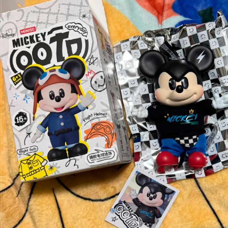 Disney Mickey OOTD Vinyl Plush Pendant Blind Box