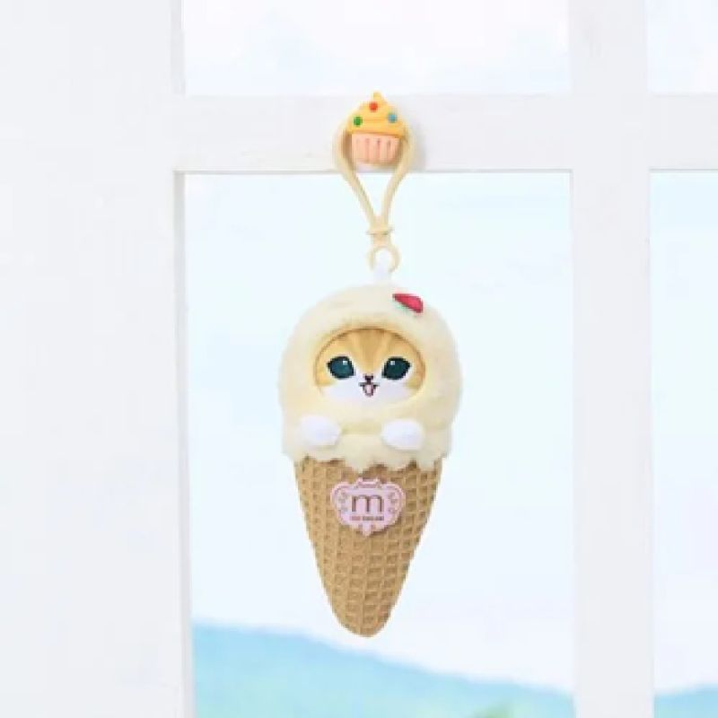 Mofusand Ice Cream Collection Yellow Ice Cream Plush Pendant