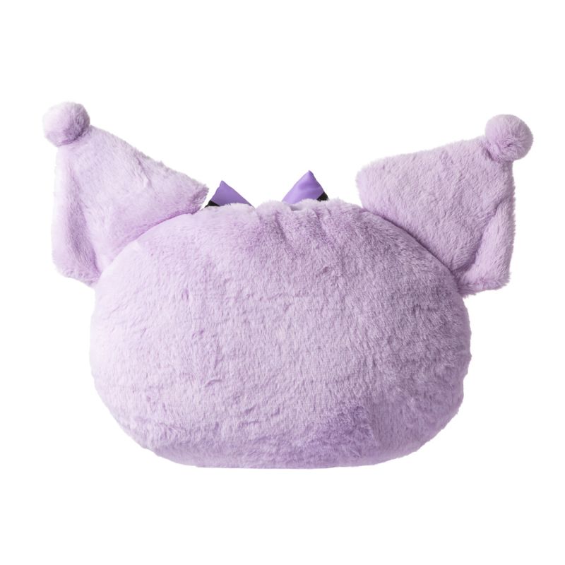 Sanrio Hello Kitty & Friends Kuromi Purple 40cm Head Shaped Pillow