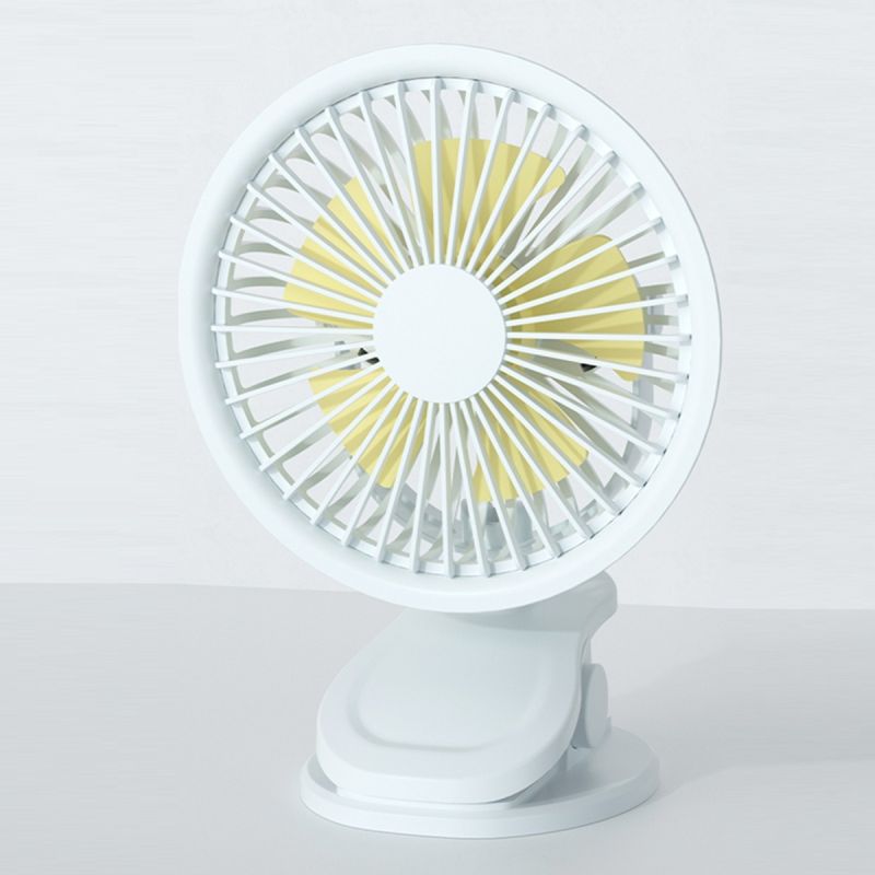 MINISO 1200mAh White Mini Clip On Desk Fan