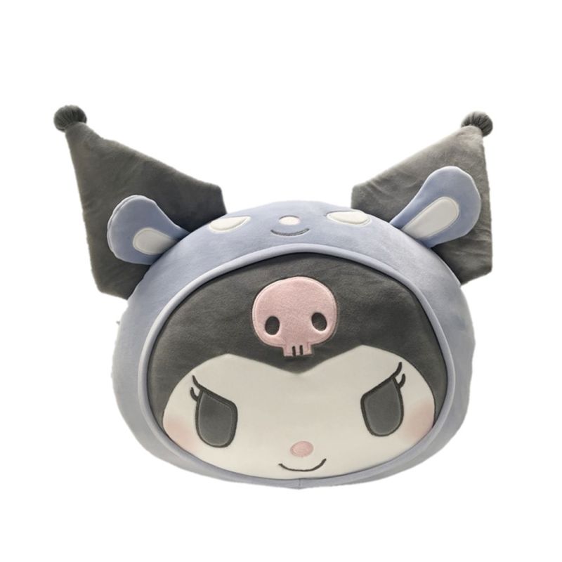 Sanrio Hello Kitty & Friends Kuromi Head Shaped Pillow 