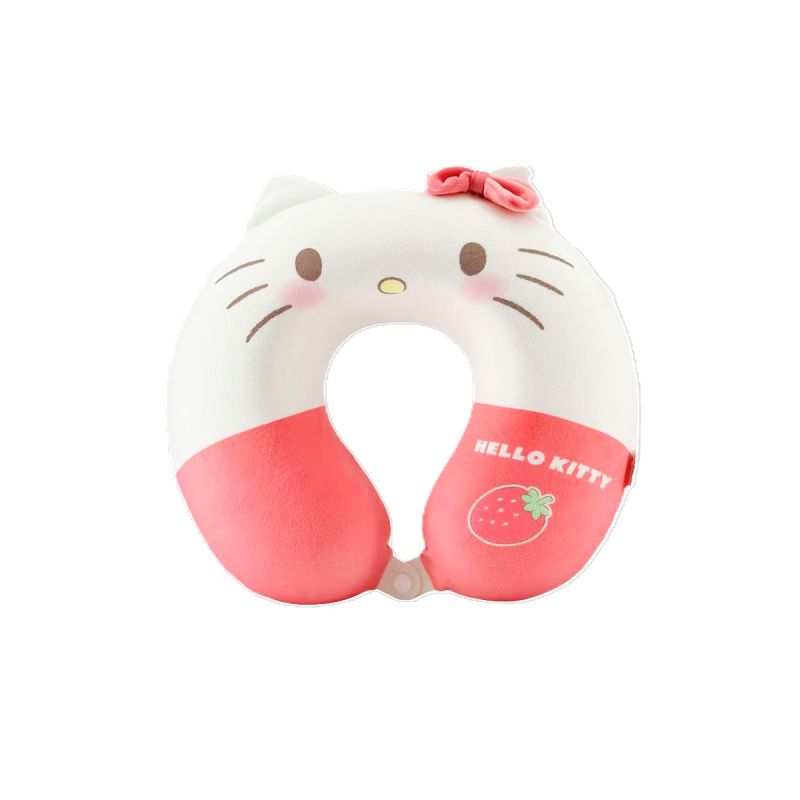 Sanrio Characters Strawberry Collection Memory Foam U-Shaped Neck Pillow