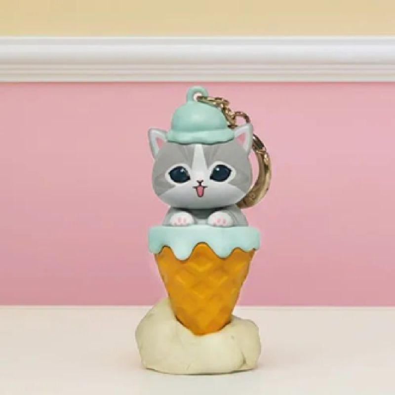 Mofusand Ice Cream Collection Green Ice Cream Pendant