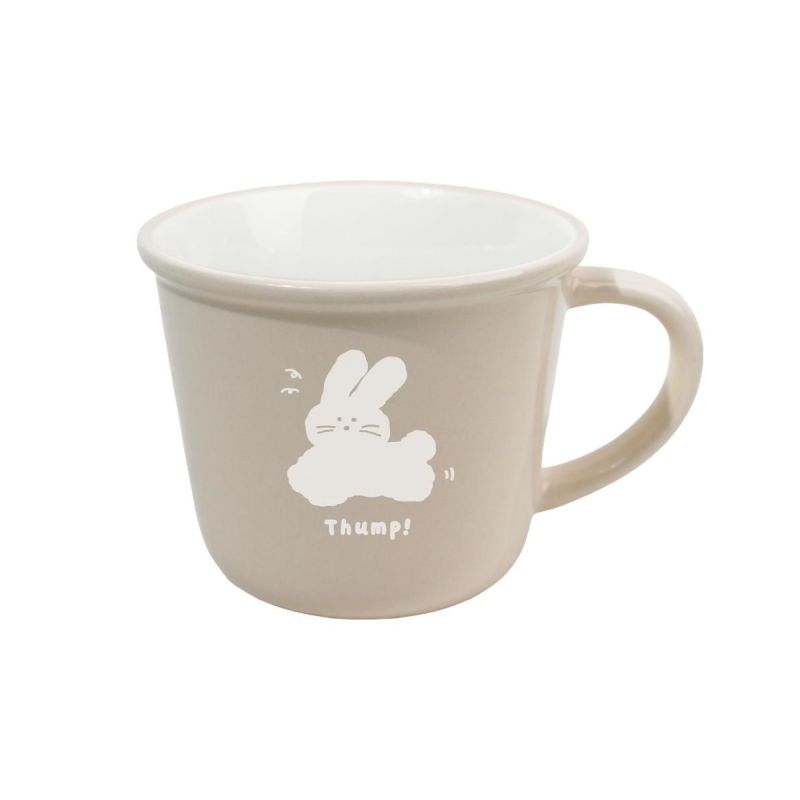 MINSO Animal Series Beige Ceramic Mug 310ml