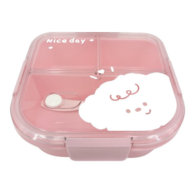 MINSO Animal Series Pink Lunch Box 1100ml