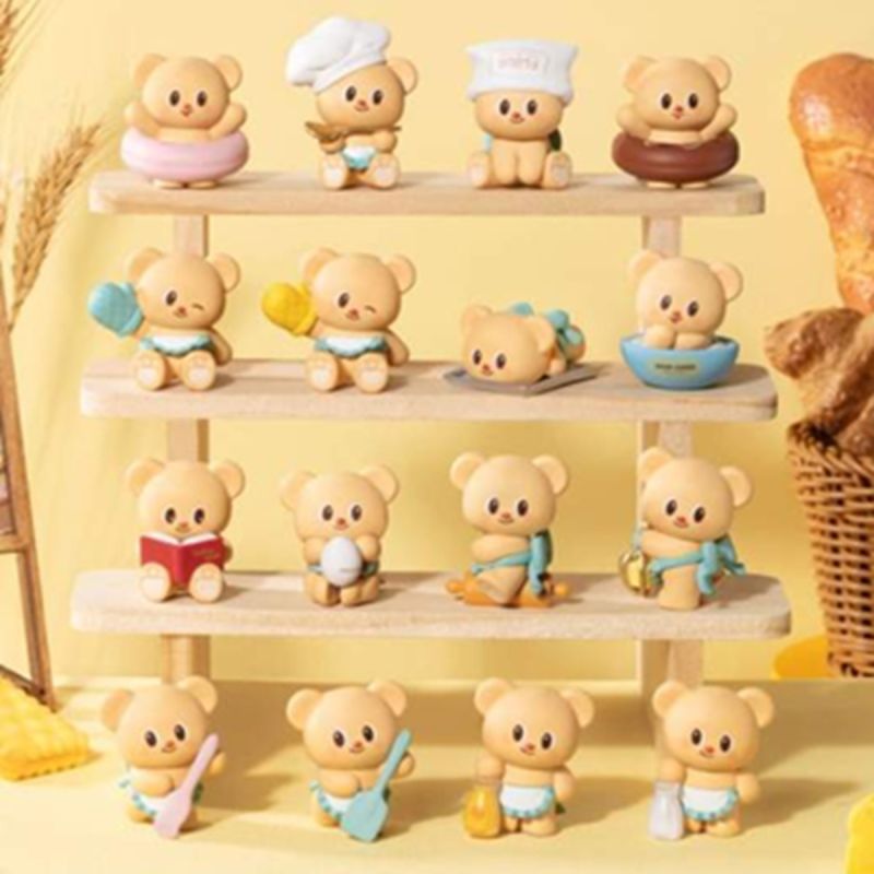 Funism Butterbear Baked With Love Series Cubby Face Blind Box