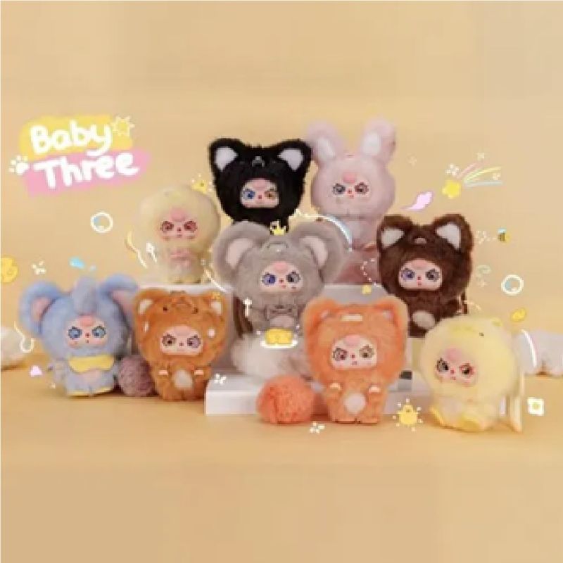 Baby Three Mini Hug Vinyl Plush Pendant Surprise Blind Box