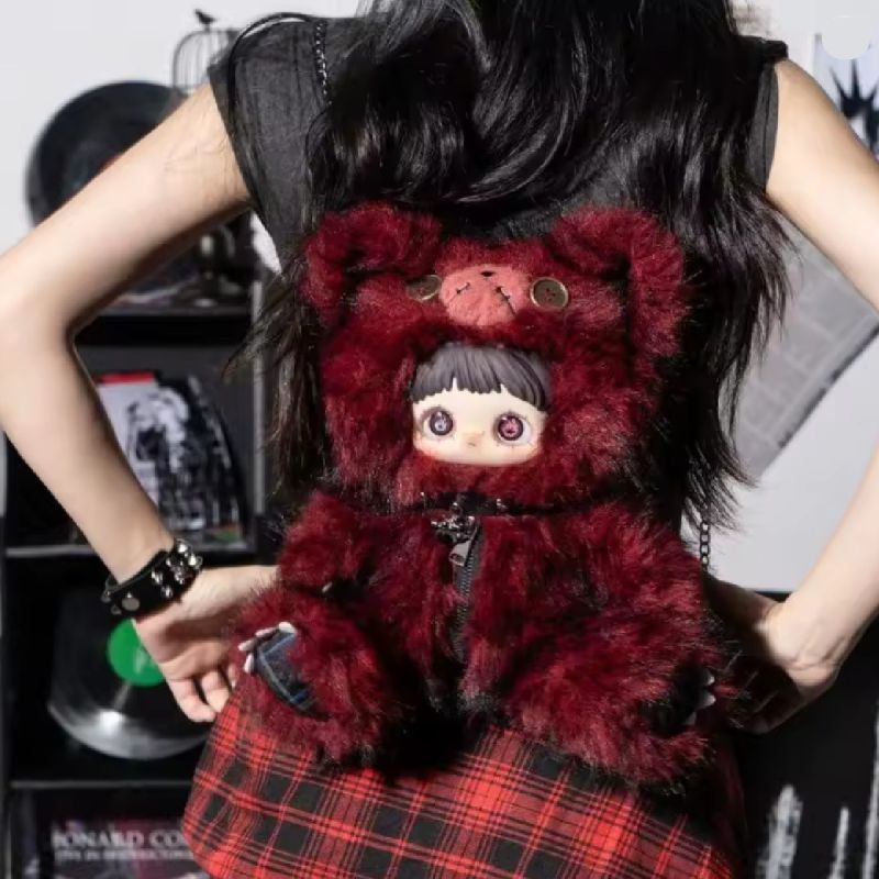 Top Toy X Sure MayMei Rebel Doll Backpack Series 34cm Plush Doll Blind Box