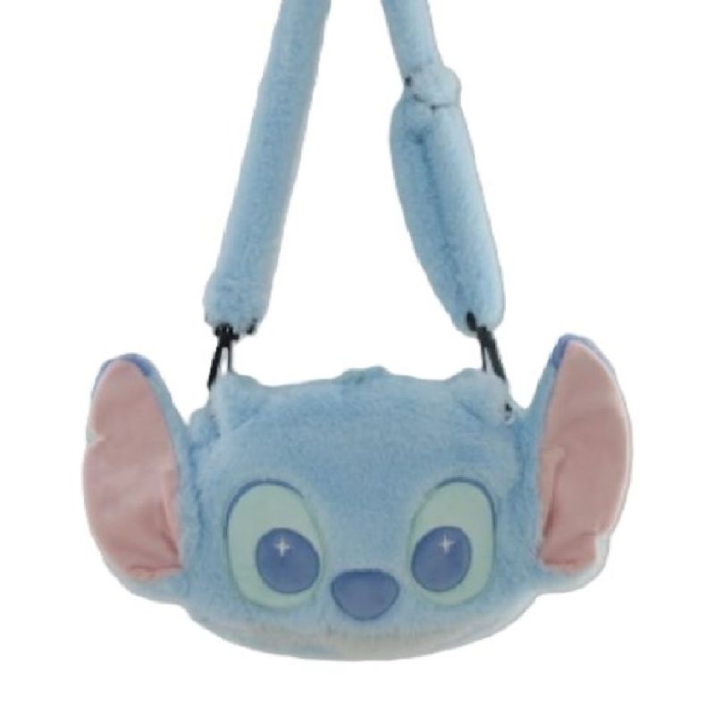 Lilo & Stitch Collection Stitch Crossbody Head-Shape Plush Coin Purse