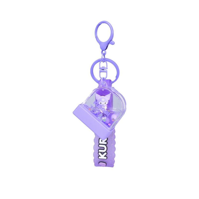 Sanrio Kuromi Liquid Stamp Keychain
