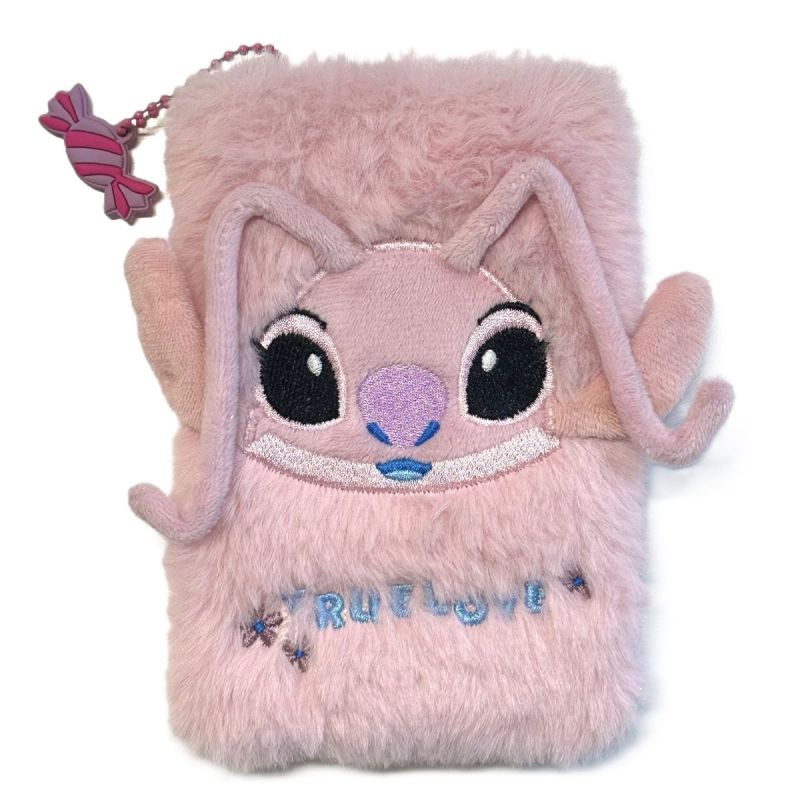 Disney Stitch Collection Angel A6 Plush Hardcover Notebook