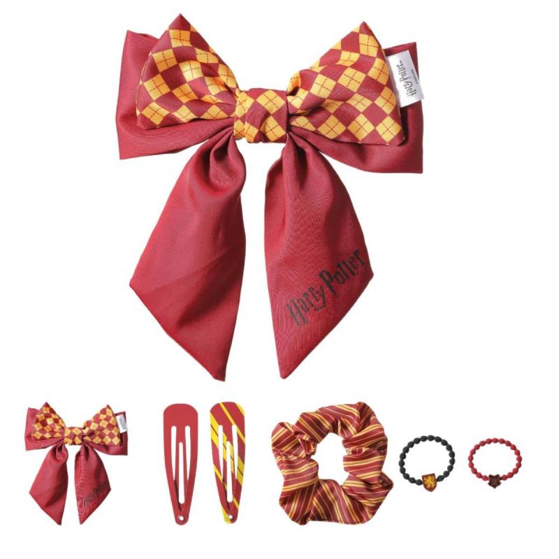 Harry Potter Hair Accessories Set 6 pcs (Gryffindor)