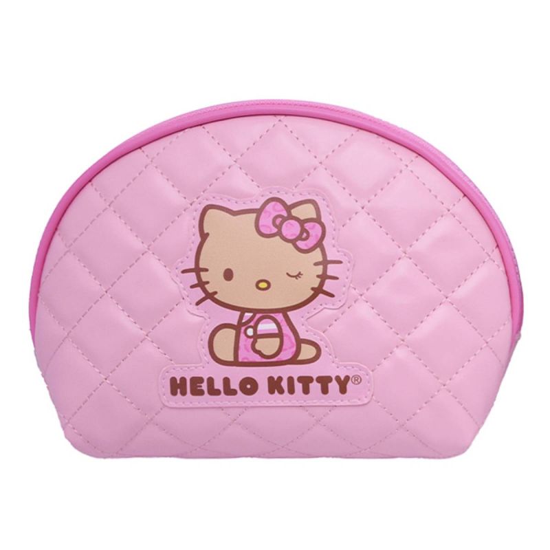 Sanrio Hello Kitty & Friends Pink Leopard Print Cosmetic Bag
